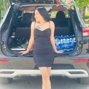 Windsor strapless black party wear